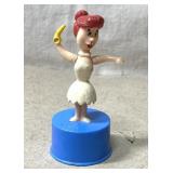 Vintage Wilma Flintstone Kohner Push Button Puppet
