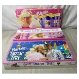 (3) Early 1990's Barbie Board Games! Dream Date, (3) Early 1990's Barbie Board Games! Dream Date,