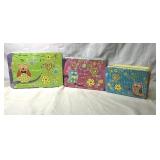 3 nesting Owl Tins by Summer Brights 3 nesting Owl Tins by Summer Brights