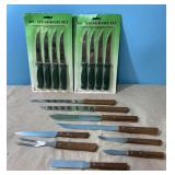 2 sealed 4 piece steak knife sets and stainless 2 sealed 4 piece steak knife sets and stainless