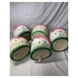 5 vintage Chinese Lanterns made in Taiwan 5 vintage Chinese Lanterns made in Taiwan