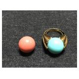 Ring with changeable bead Ring with changeable bead