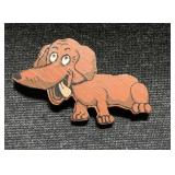 Vintage wood doggy lapel pin Vintage wood doggy lapel pin