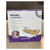 Rival sandwich maker in box Rival sandwich maker in box