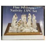Fine Porcelain Nativity 13PC Set Fine Porcelain Nativity 13PC Set