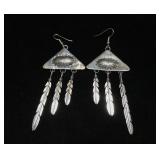 Sterling Silver vintage earrings, weighs 15.00g Sterling Silver vintage earrings, weighs 15.00g