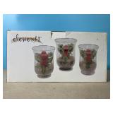 Elements 3 piece candle holder set Elements 3 piece candle holder set