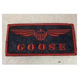 Vintage 3'x1' 'GOOSE' embroidered patch Vintage 3'x1' 'GOOSE' embroidered patch