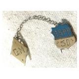 2 pins attached with chain, SSPP on one side 2 pins attached with chain, SSPP on one side