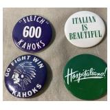4 pins, Kahok pride and Italian is beautiful 4 pins, Kahok pride and Italian is beautiful