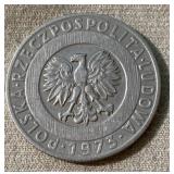 1973 Polaska coin 1973 Polaska coin