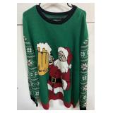 Beer drinking Santa Ugly Christmas sweater size 4X Beer drinking Santa Ugly Christmas sweater size 4X