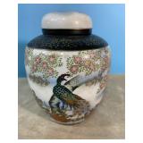 Asian urn jar with lid, 6' tall Asian urn jar with lid, 6' tall