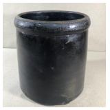 Vintage stoneware crock measures 8' tall Vintage stoneware crock measures 8' tall