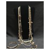 Beautiful multi chain necklace from Chico's and a Beautiful multi chain necklace from Chico's and a