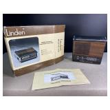 Linden AM/FM LCD Quartz Travel Alarm Clock Radio Linden AM/FM LCD Quartz Travel Alarm Clock Radio