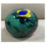Art glass paper weight 3 inches Art glass paper weight 3 inches