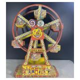 Antique J.Chein & Co tin ferris wheel-needs repair Antique J.Chein & Co tin ferris wheel-needs repair