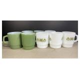 Vintage Anchor Hocking & Fire-king mugs Vintage Anchor Hocking & Fire-king mugs