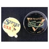 1980s Disney Lapel Pins-Captain EO & Mickey 1980s Disney Lapel Pins-Captain EO & Mickey