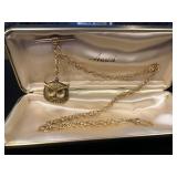 Vintage OWL Tie Clip Clasp Bar ANSON Gold Tone Vintage OWL Tie Clip Clasp Bar ANSON Gold Tone