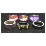 6 Cool and Fun rings! 1 is a mood ring that works! 6 Cool and Fun rings! 1 is a mood ring that works!