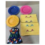 NICE plates, cloth napkins! NICE plates, cloth napkins!