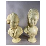Very heavy poly resin busts, 12' and 14'. No Very heavy poly resin busts, 12' and 14'. No