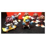 1980's Hardees California Raisins and a Smurf 1980's Hardees California Raisins and a Smurf