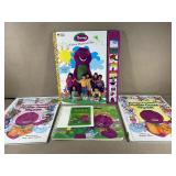 Barney books, 1 is musical and 1 has seeds to Barney books, 1 is musical and 1 has seeds to