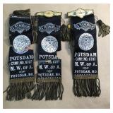 Antique In Memoriam Potasdam Camp Ribbon Badges-