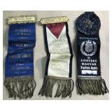 1912 St Louis 75 yd Dash ribbon, antique foreign