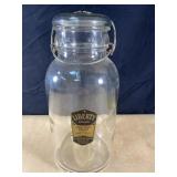 10 inch Liberty brand corn sugar vinegar glass