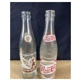 Pepsi-Cola, 10 ounce bottle and brownie beverage