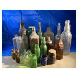 Lot of vintage bottles