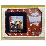 NEW St Louis Cardinals dog frame/leash holder