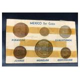 Vintag Mexico coin set