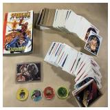 Basketball trading cards, POGS & Spiderman