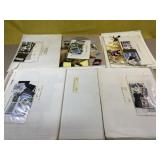 7 set Vintage Stamp sets with books