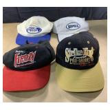 4 fishing hats-some w/ tags