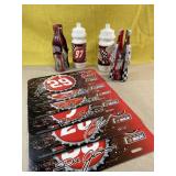 Coca Cola Nascar licence plates & bottles