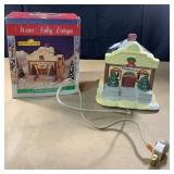 Winter Valley Cottage Chritsmas village piece w/