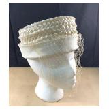 Vintage white net women