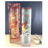 16" tall Merry Christmas lamp w/ box-WORKS