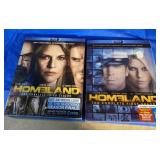 BluRay DVDs Homeland Seasons 1 and 3