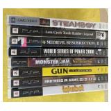 8 previously owned Playstation games