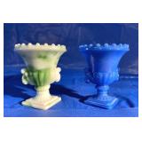 Vintage Akro Agate Vogue beaded rim toothpick