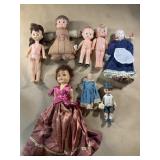 Vintage doll assortment