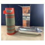 Vintage Aladdin Thermos and refill w/ box