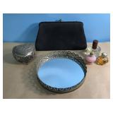 Cute Black HL Handpurse, Heart Jewelry Box, Mary